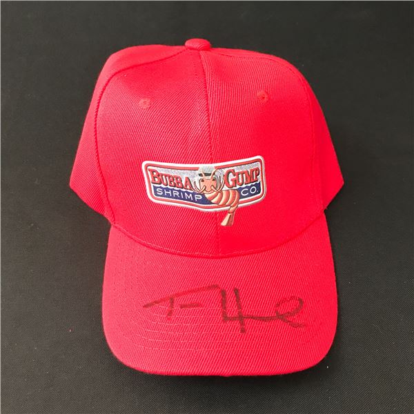 TOM HANKS SIGNED BUBBA GUMP SHRIMP HAT - KB COA