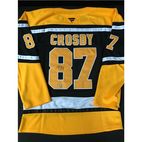 SIDNEY CROSBY SIGNED PITTSBURGH PENGUINS JERSEY - ACE COA