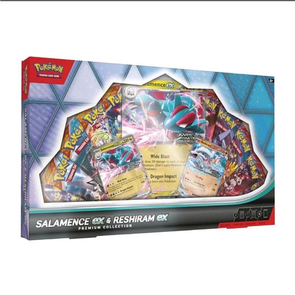 POKEMON TCG SALAMENCE EX & RESHIRAM EX PREMIUM COLLECTION SEALED BOX