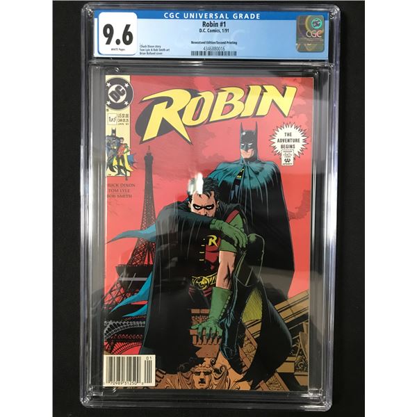 DC COMICS ROBIN NO.1 - CGC GRADE 9.6 (RARE 2ND PRINTING NEWSSTAND