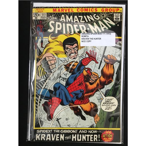 THE AMAZING SPIDERMAN #111 (1972) - MARVEL COMICS