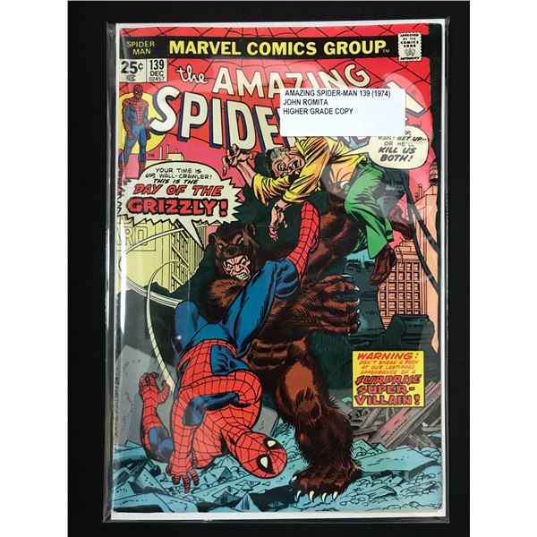 THE AMAZING SPIDERMAN #139 (1974) - MARVEL COMICS