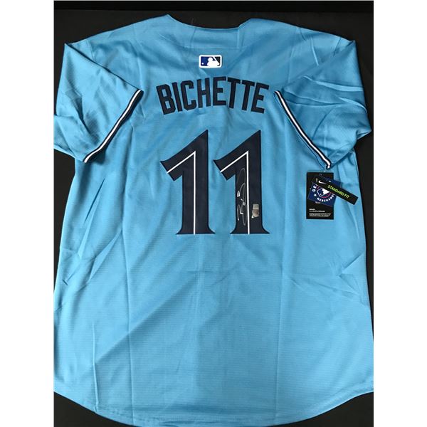 BO BICHETTE SIGNED TORONTO BLUE JAYS BASEBALL JERSEY - JSA COA