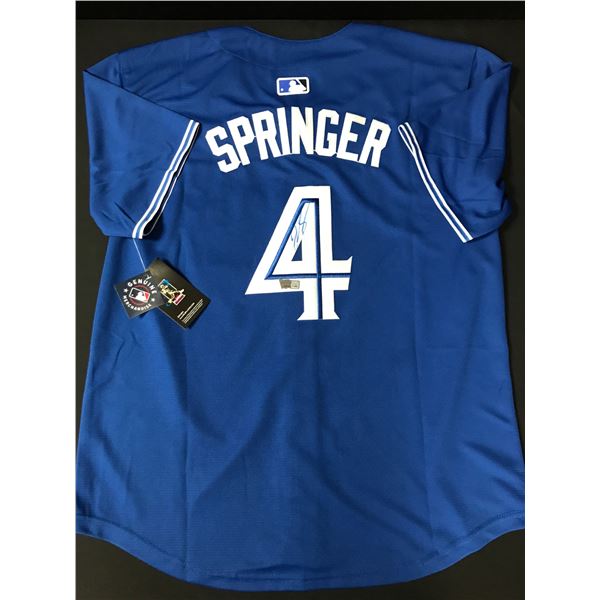 GEORGE SPRINGER SIGNED TORONTO BLUE JAYS JERSEY - ACE COA