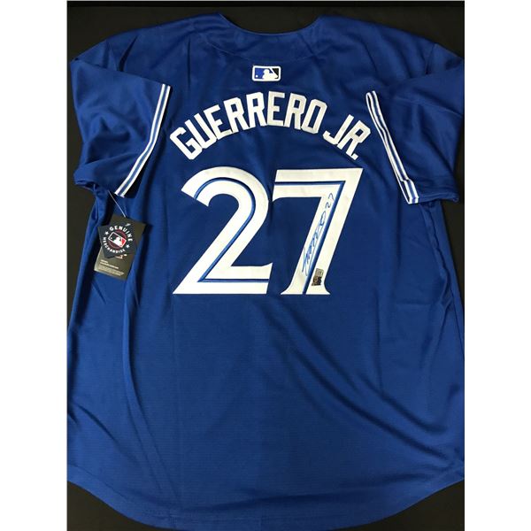 VLADIMIR GUERRERO JR SIGNED TORONTO BLUE JAYS JERSEY - ACE COA