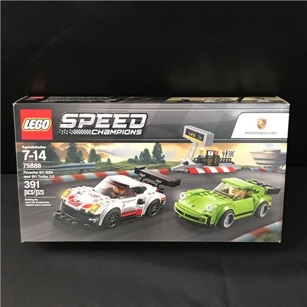 LEGO SPEED CHAMPIONS #75888 PORSCHE 911 RSR AND 911 TURBO 3.0 IN ORIGINAL PACKAGING - RETIRED