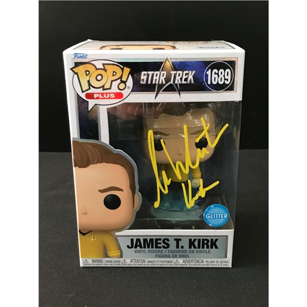 WILLIAM SHATNER SIGNED JAMES T. KIRK FUNKO POP - WWOC COA