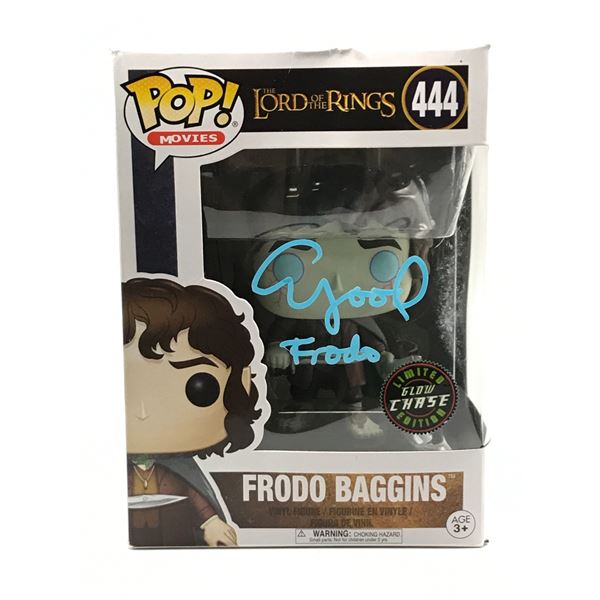 ELIJAH WOOD SIGNED AND INSCRIBED 'FRODO' FUNKO POP - WWOC COA