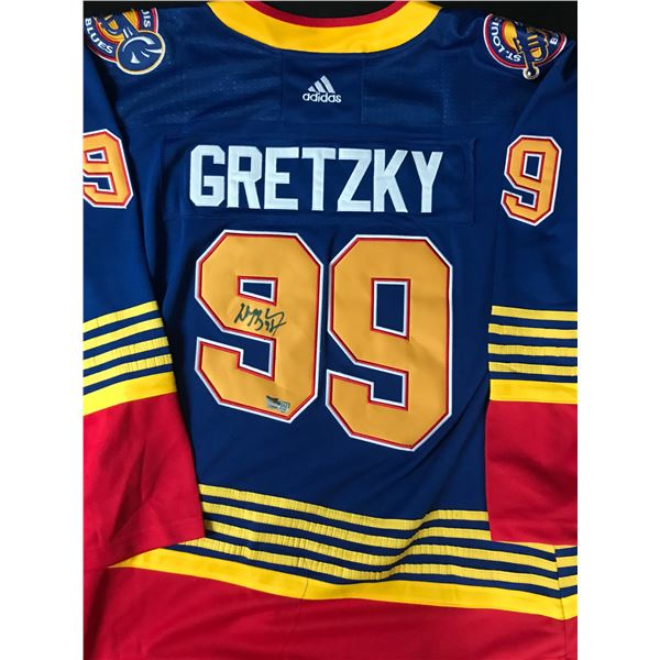 WAYNE GRETZKY SIGNED ST. LOUIS BLUES JERSEY - ACE COA