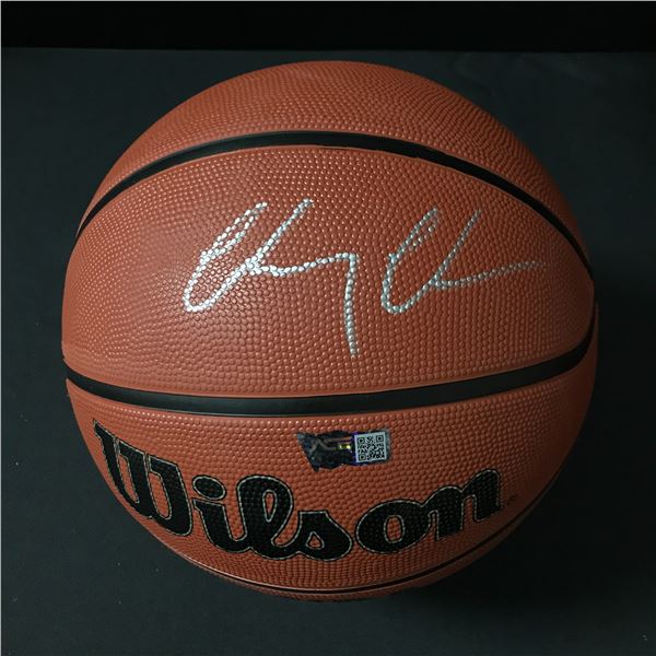 CHEVY CHASE SIGNED FLETCH BASKETBALL (ACE COA)