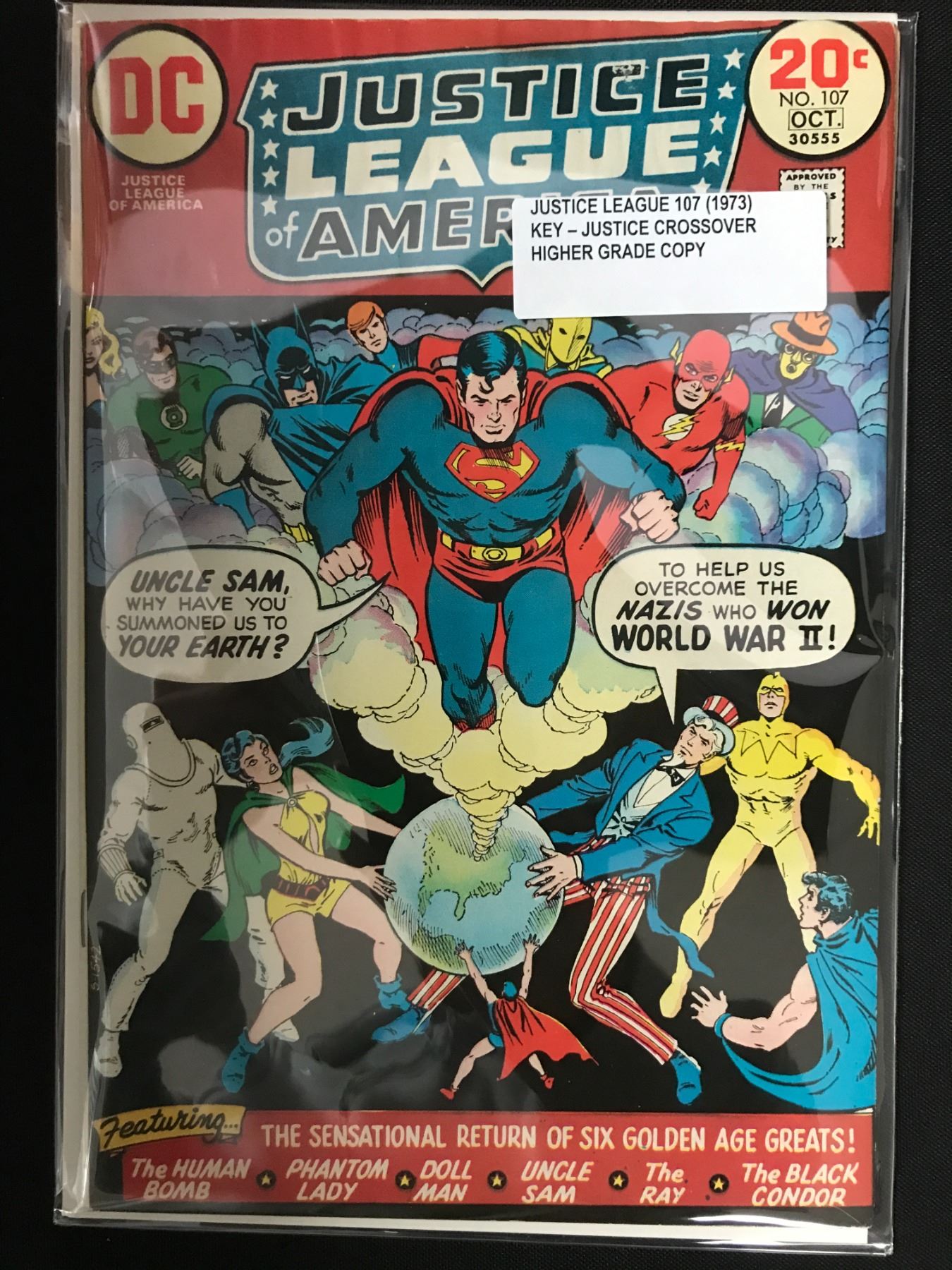 THE JUSTICE LEAGUE OF AMERICA 107 (1973) JUSTICE CROSSOVER DC