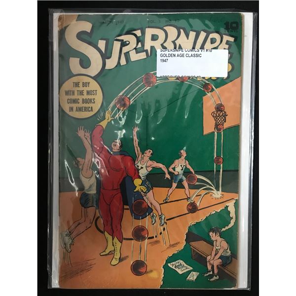SUPERSNIPE COMICS V1 #10 (1947) - STREET & SMITH PUBLICATIONS