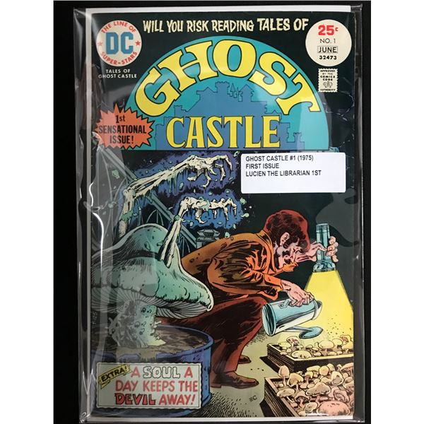GHOST CASTLE #1 (1975) 1ST APPEARANCE OF LUCIEN THE LIBRARIAN - DC COMICS
