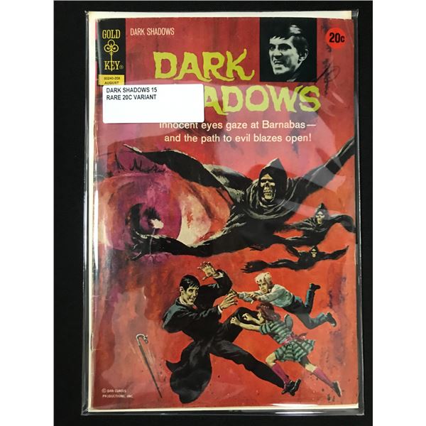 DARK SHADOWS #15 RARE 20C VARIANT - GOLD KEY COMICS