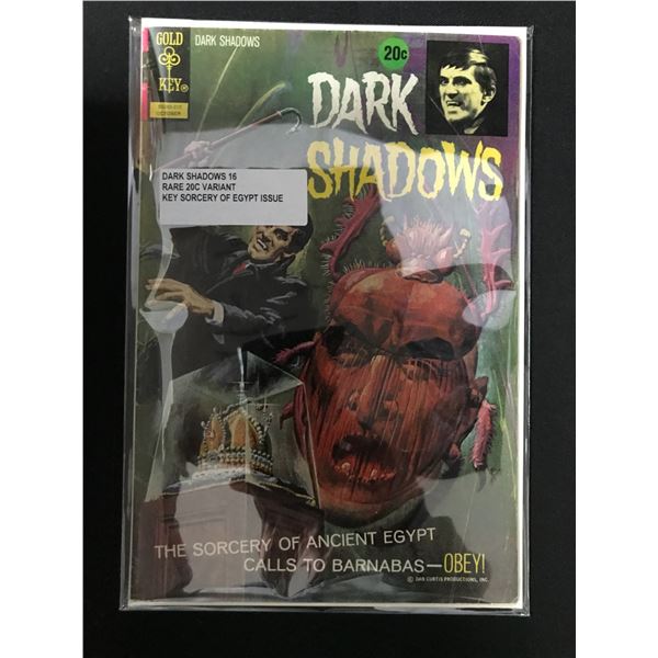 DARK SHADOWS #16 RARE 20C VARIANT - GOLD KEY COMICS