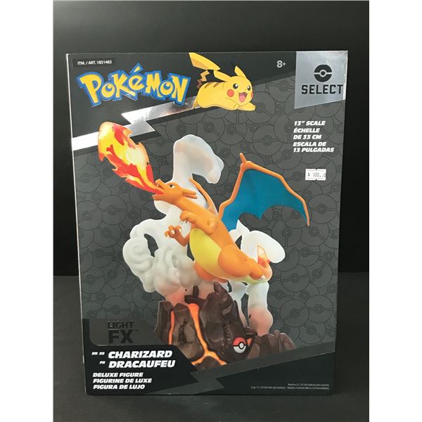 POKEMON SELECT CHARIZARD 13" DELUXE FIGURE IN ORIGNAL BOX