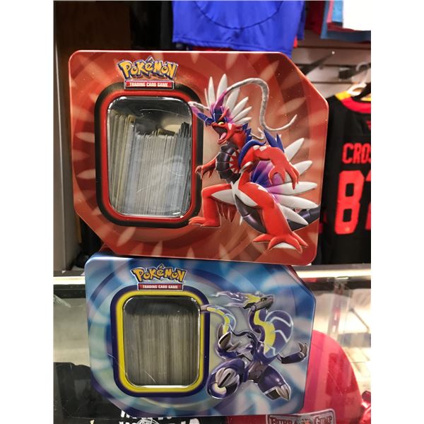LOT OF 2 POKEMON TCG TINS