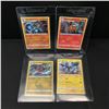 Image 1 : LOT OF 4 POKEMON TCG CARDS IN PROTECTIVE SLEEVES INCLUDING 1 CHARIZARD