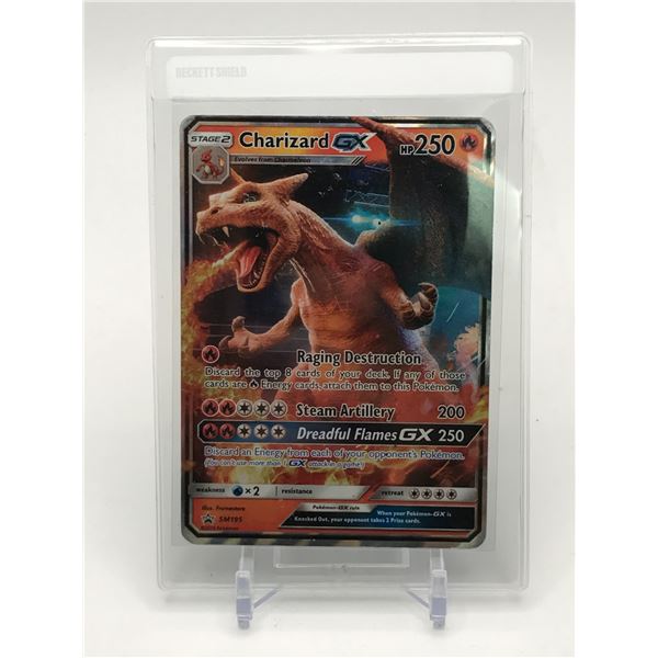 POKEMON TCG CHARIZARD GX SM195 2019 DETECTIVE PIKACHU  BLACK STAR PROMO TRADING CARD