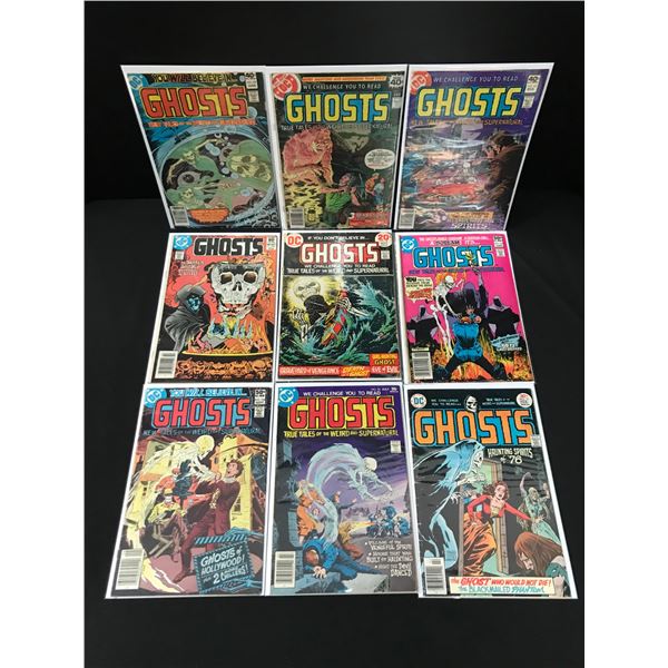 LOT OF 9 GHOSTS COMICS - DC COMICS