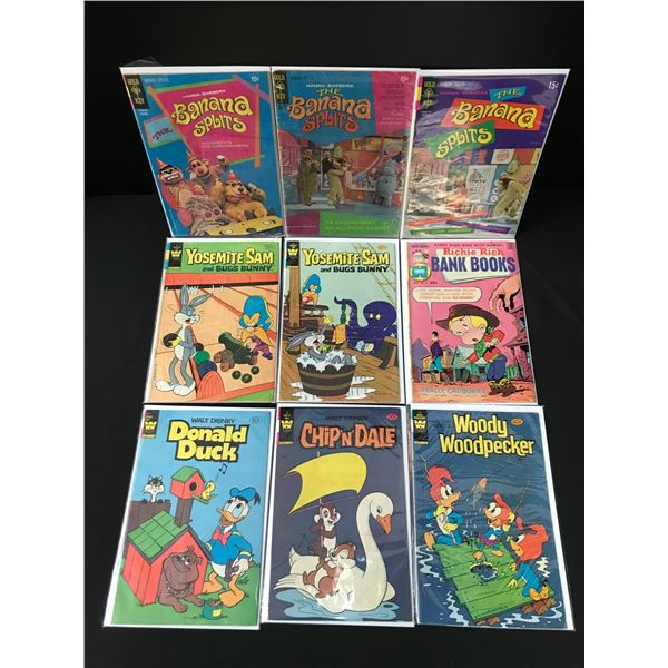 LOT OF 9 GOLD KEY COMICS - VARIOUS TITLES