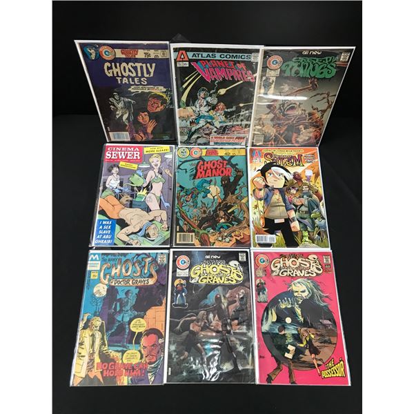 LOT OF 9 MIXED TITLE COMICS - VARIOUS PUBLISHERS