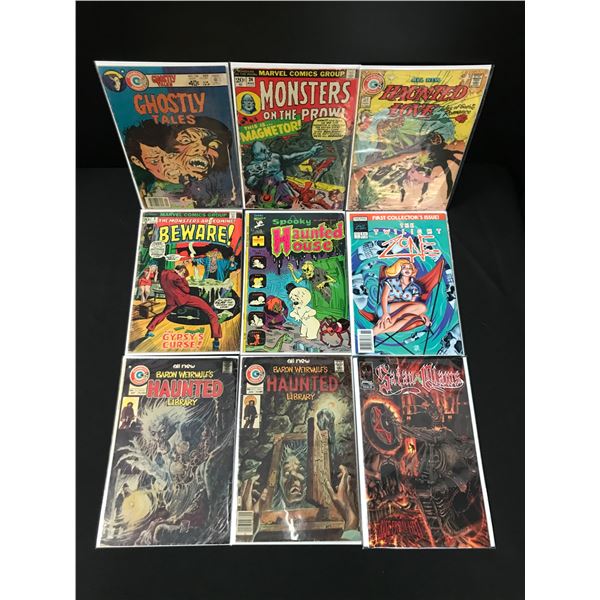 LOT OF 9 MIXED TITLE COMICS - VARIOUS PUBLISHERS