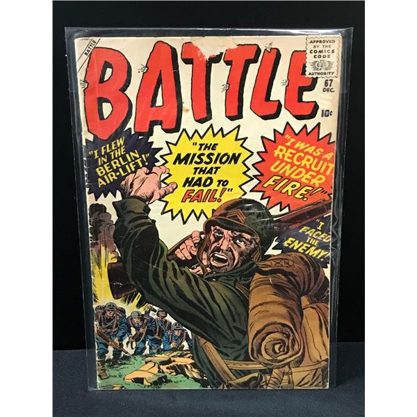 BATTLE #67 - ATLAS COMICS