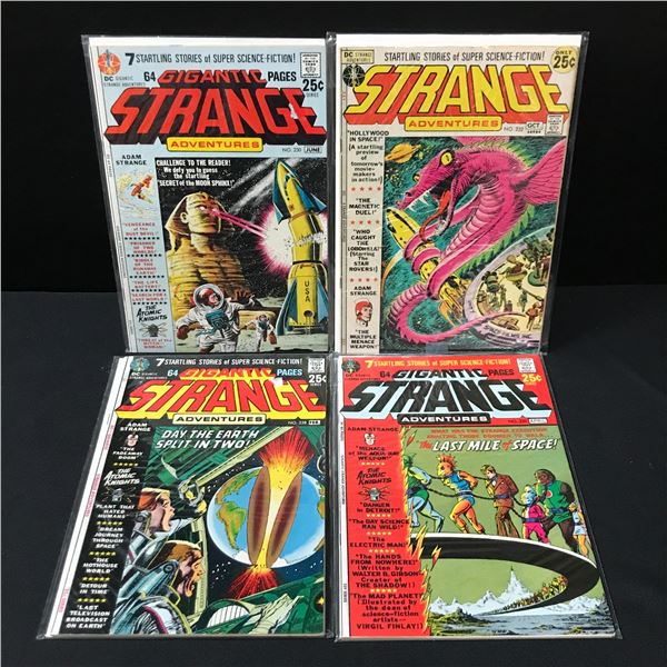 LOT OF 4 STRANGE ADVENTURES COMICS - DC COMICS
