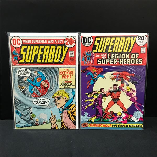 LOT OF 2 SUPERBOY COMICS - DC COMICS