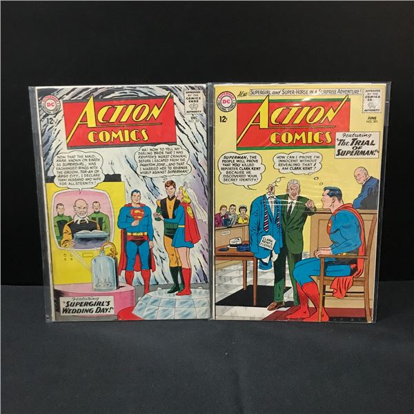 LOT OF 2 ACTION COMICS - DC COMICS