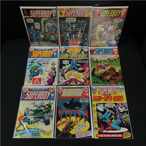LOT OF 9 SUPERBOY COMICS - DC COMICS