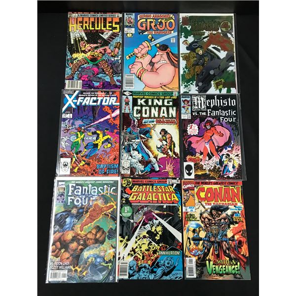 LOT OF 9 MARVEL COMICS - VARIOUS TITLES