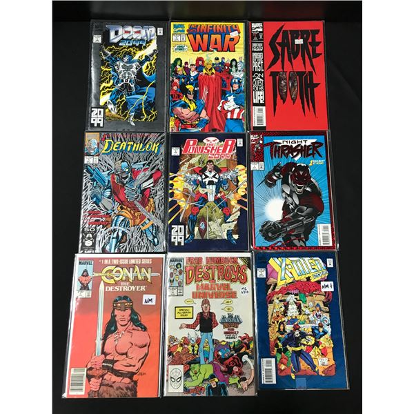 LOT OF 9 MARVEL COMICS - VARIOUS TITLES