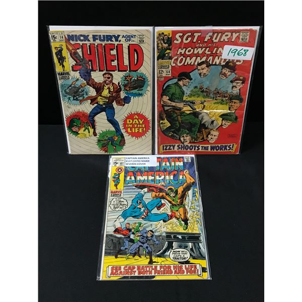 LOT OF 3 MARVEL COMICS - VAROUS TITLES