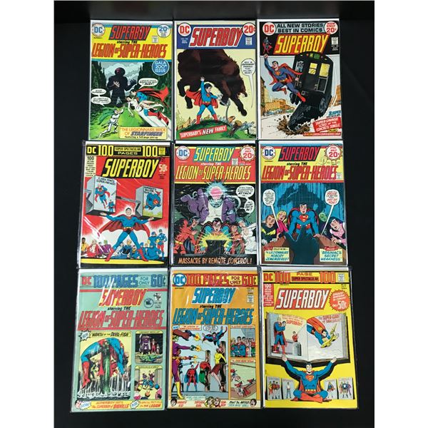 LOT OF 9 SUPERBOY COMICS - DC COMICS