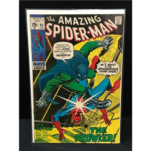 MARVEL COMICS THE AMAZING SPIDER-MAN NO.93
