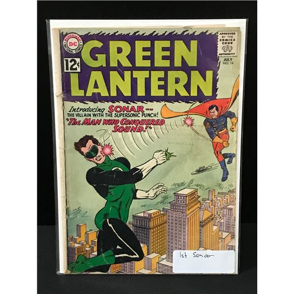 DC COMICS GREEN LANTERN NO.14 (1ST APP SONAR)