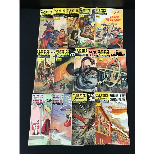 SILVER AGE CLASSIC ILLUSTRATED COMIC BOOK LOT