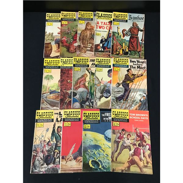 SILVER AGE CLASSIC ILLUSTRATED COMIC BOOK LOT