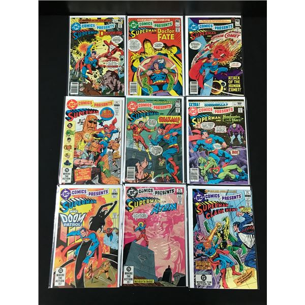 LOT OF 9 DC COMICS PRESENTS COMICS