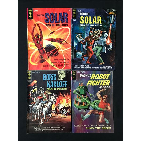 LOT OF 4 GOLD KEY COMICS WITH VARIOUS TITLES