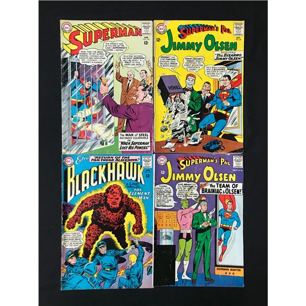 LOT OF 4 DC COMICS WITH VARIOUS TITLES