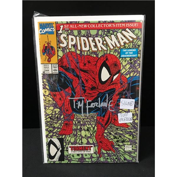 SPIDERMAN #1 SIGNED BY TODD MCFARLANE
