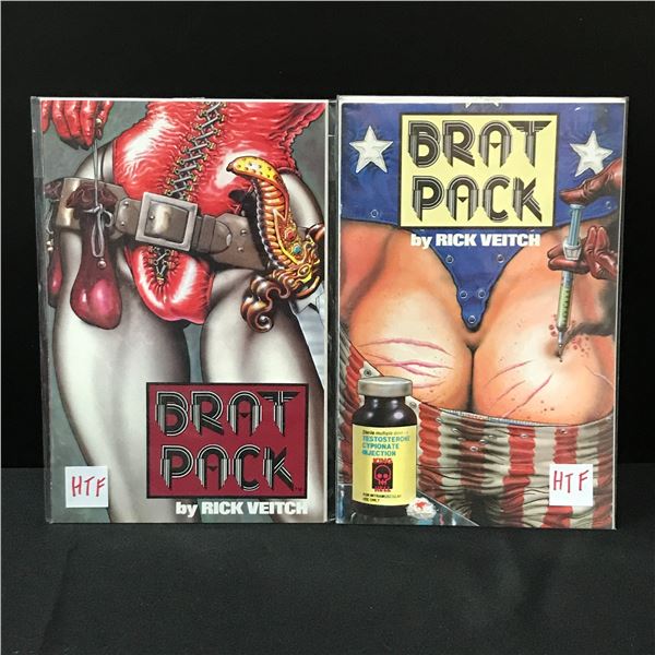 LOT OF 2 BRAT PACK COMICS - HARD TO FIND