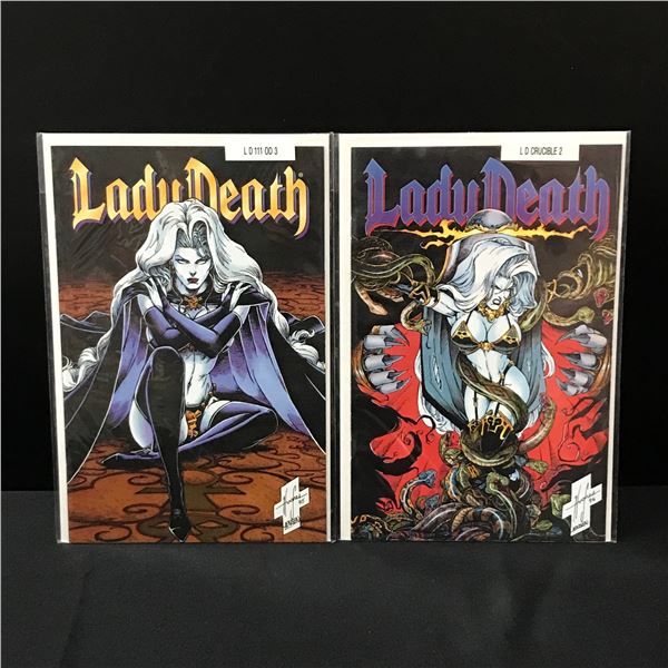 LOT OF 2 LADY DEATH COMICS