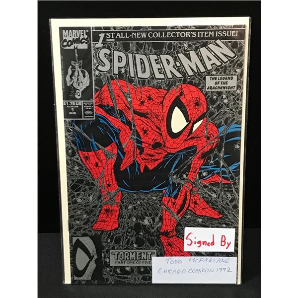 SPIDERMAN #1 SIGNED BY TODD MCFARLANE AT CHICAGO COMIC CON 1992