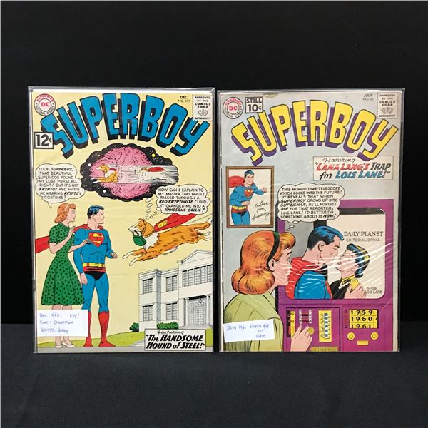LOT OF 2 SUPERBOY COMICS - DC COMICS