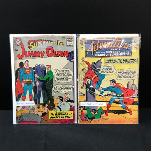 LOT OF 2 COMICS FEATURING SUPERMAN - DC COMICS