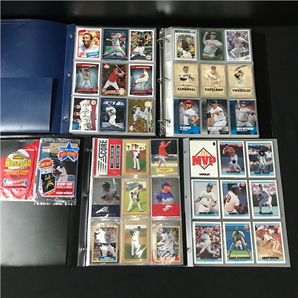 4 BINDERS OF VINTAGE TRADING CARDS